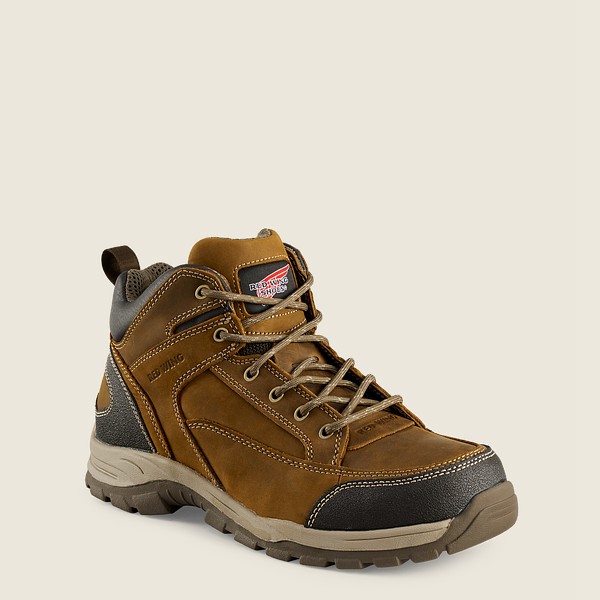 Red Wing Hiking Bot Erkek - Truhiker - 5-Inch Safety Toe - Kahverengi - 26RYVNAID